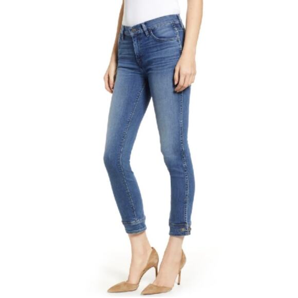 Hudson Nico Cigarette Jeans Size 28 Designer Medium Wash High Rise Skinny Jeans - Picture 1 of 7